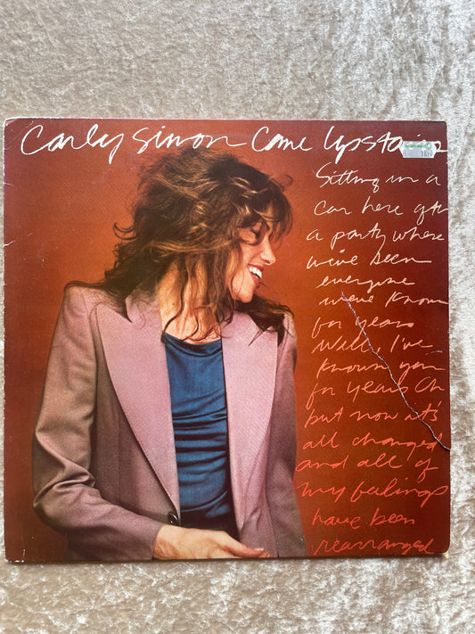 Vinyl Record LP Carly Simon Come Upstairs 1980