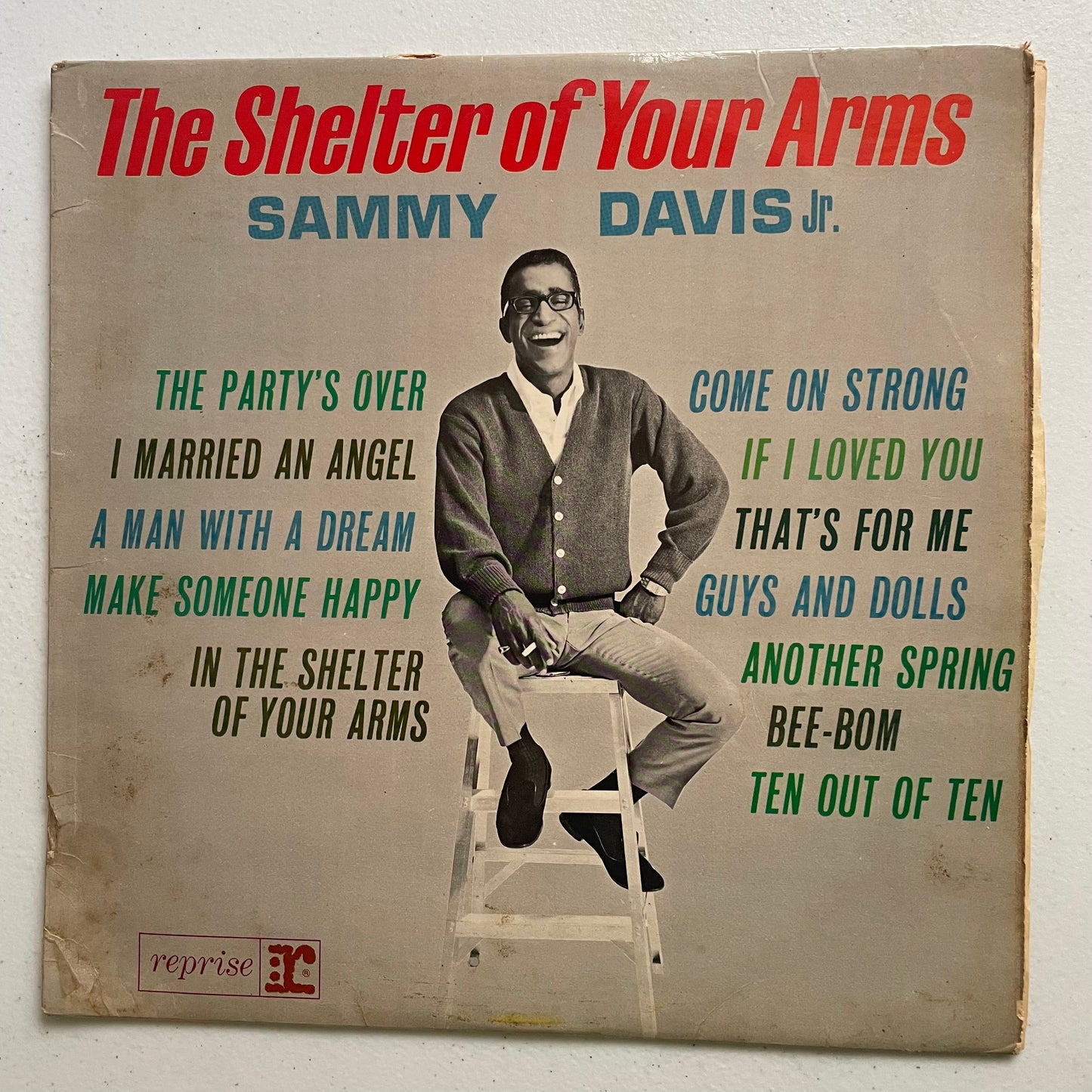 Vinyl Record LP Sammy Davis Jr The Shelter of Your Arms 1964