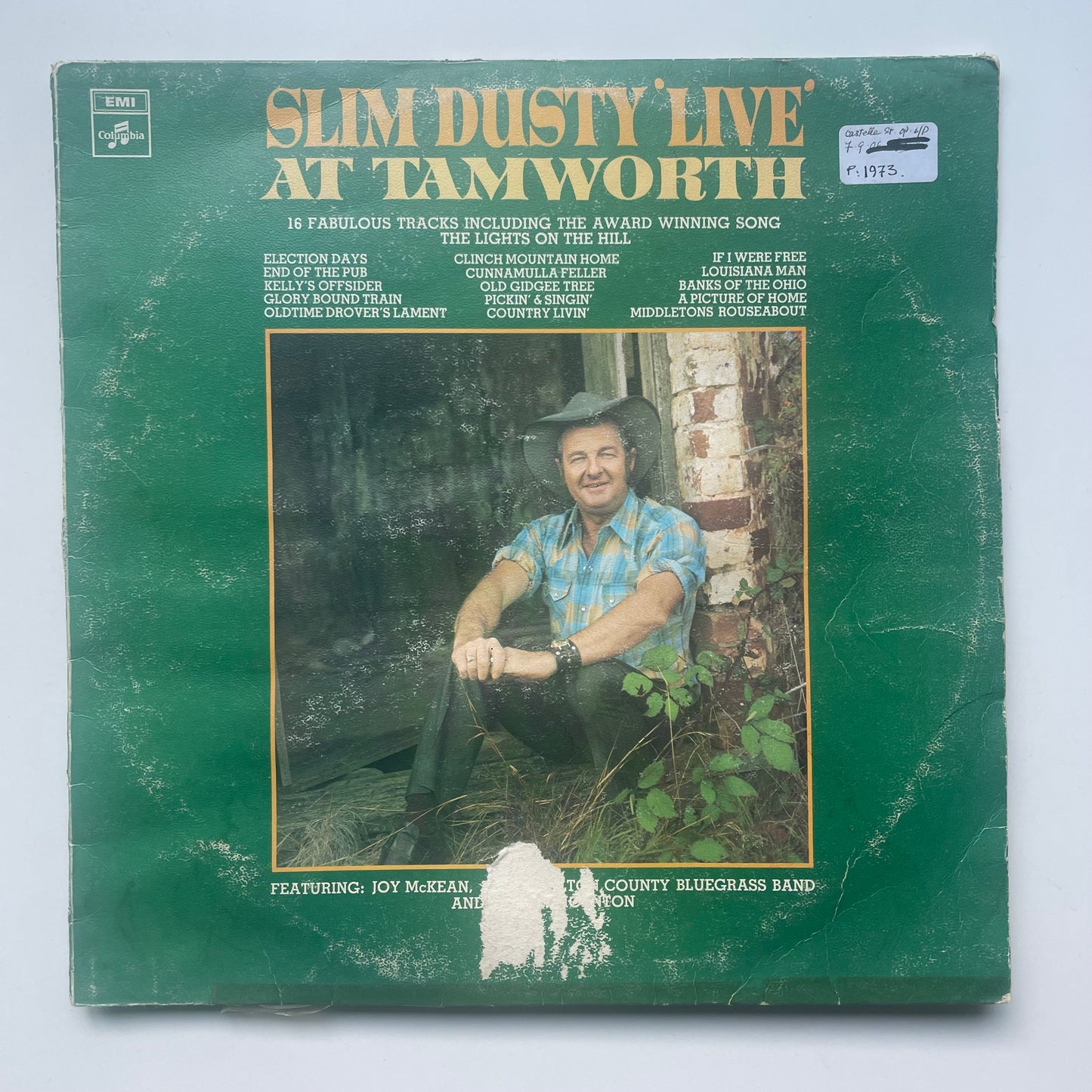 Vinyl Record LP Slim Dusty Live at Tamworth 1973