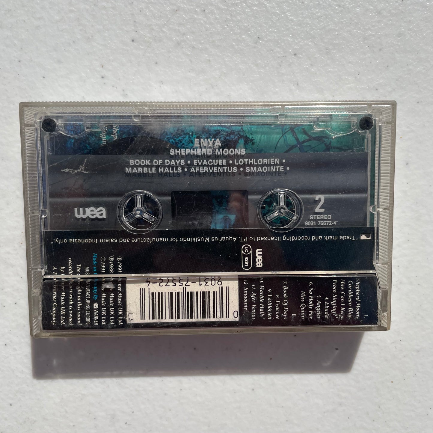 Tape Cassette Enya Shepherd Moon 1991