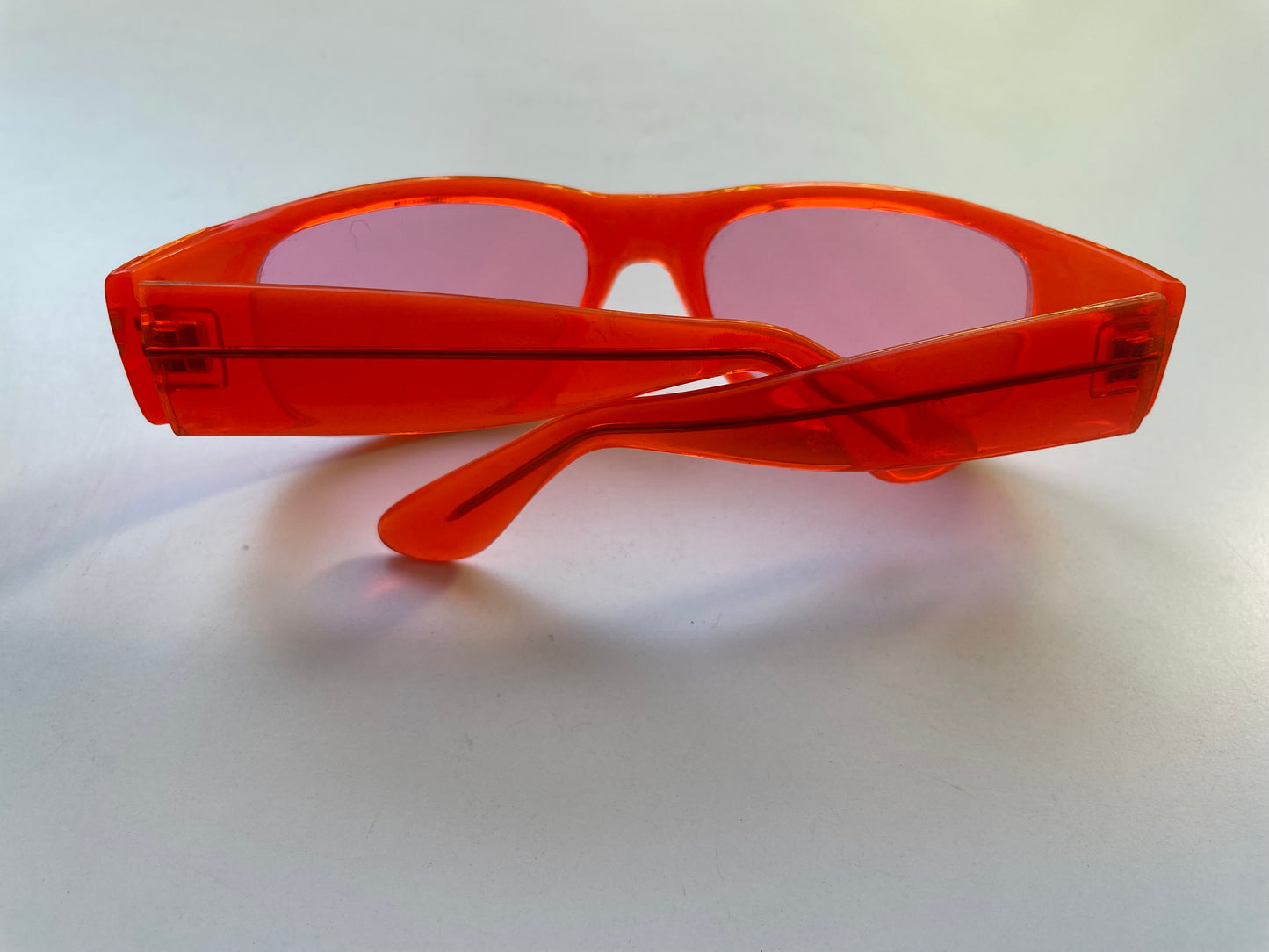 Vintage Sunglassess Orange Frame Orange Lenses