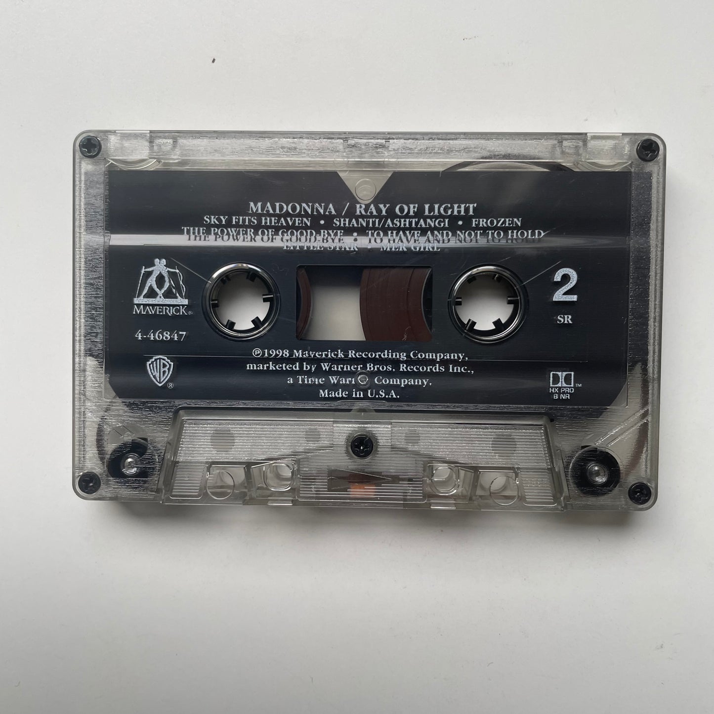 Tape Cassette Madonna Ray of Light 1998 side 2 