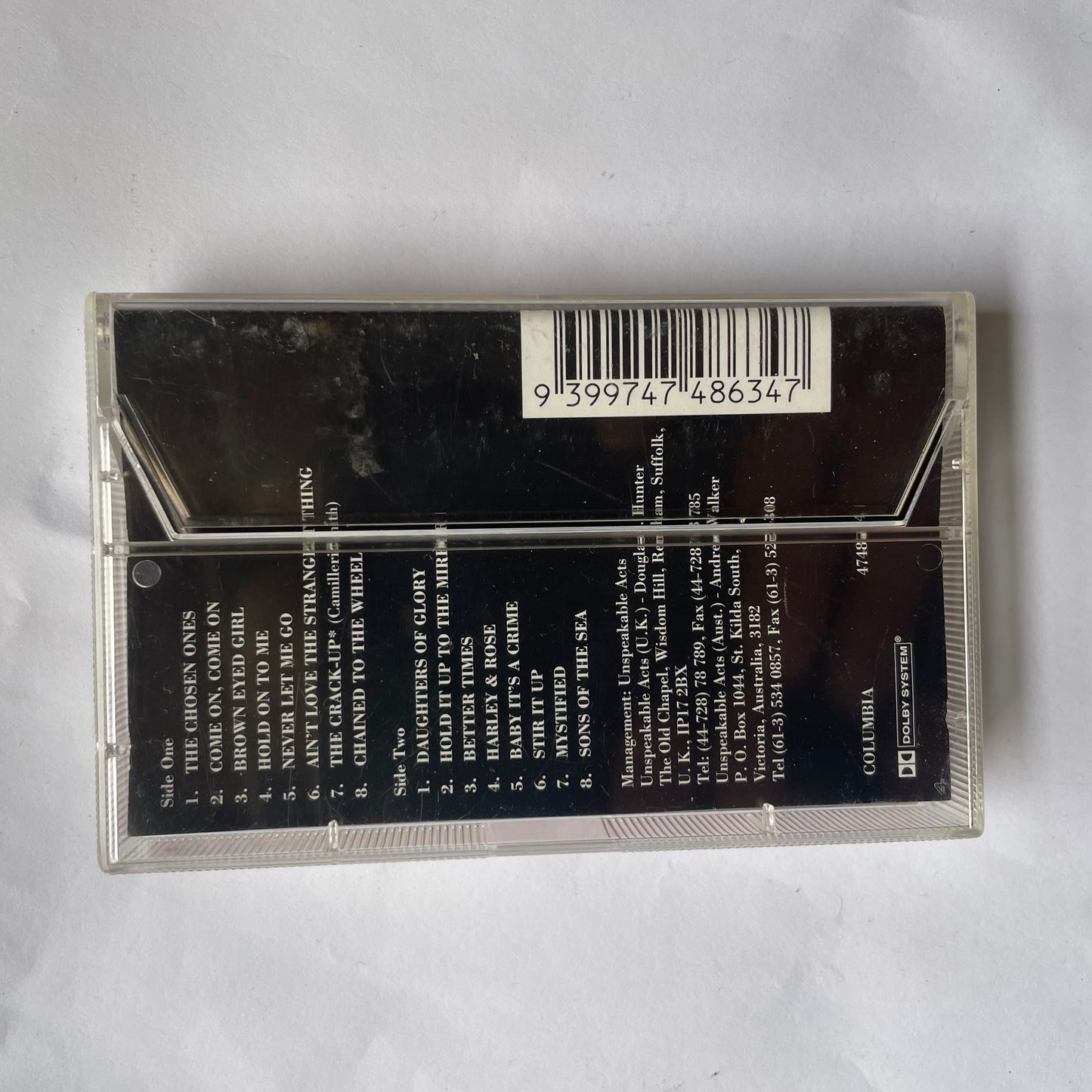 Tape Cassette The Blacks Sorrows The Chosen Ones 1993