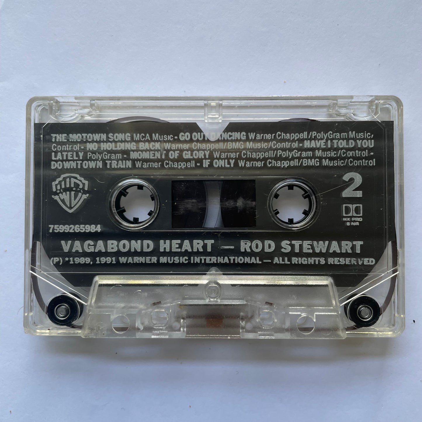 Tape Cassette Rod Stewart Vagabond Hearth side 2 