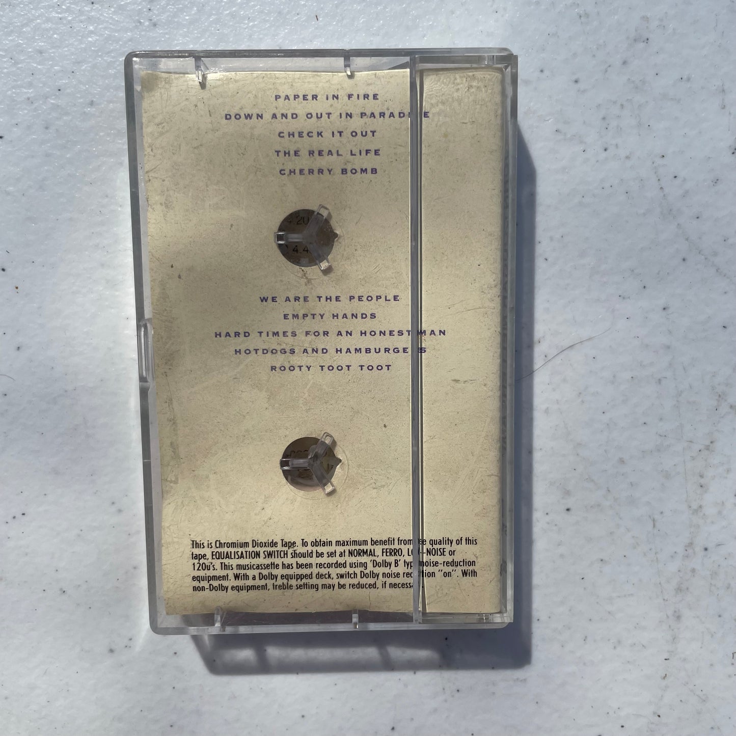 Tape Cassette  John Cougar Mellencamp 1987