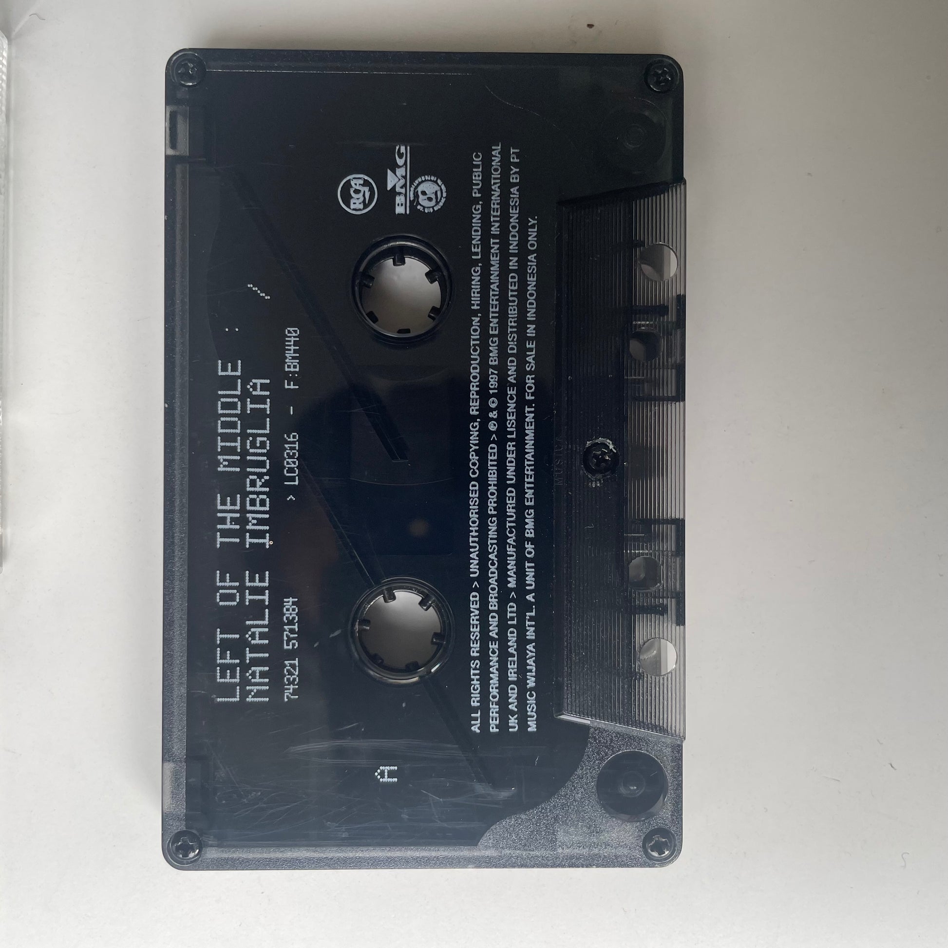 Tape Cassette Natalie Imbruglia Left of the Middle side 1 