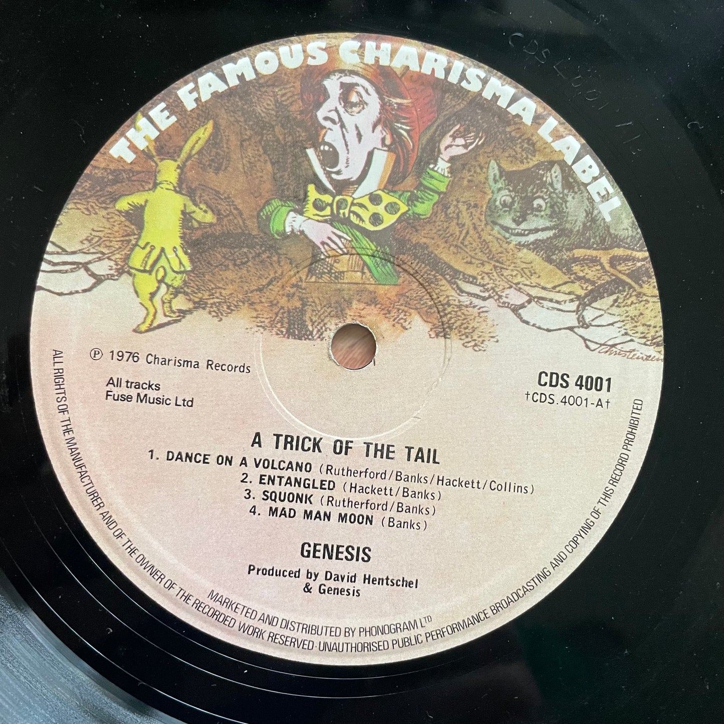 Vinyl Record LP Genesis A Trick of the Tail 1976