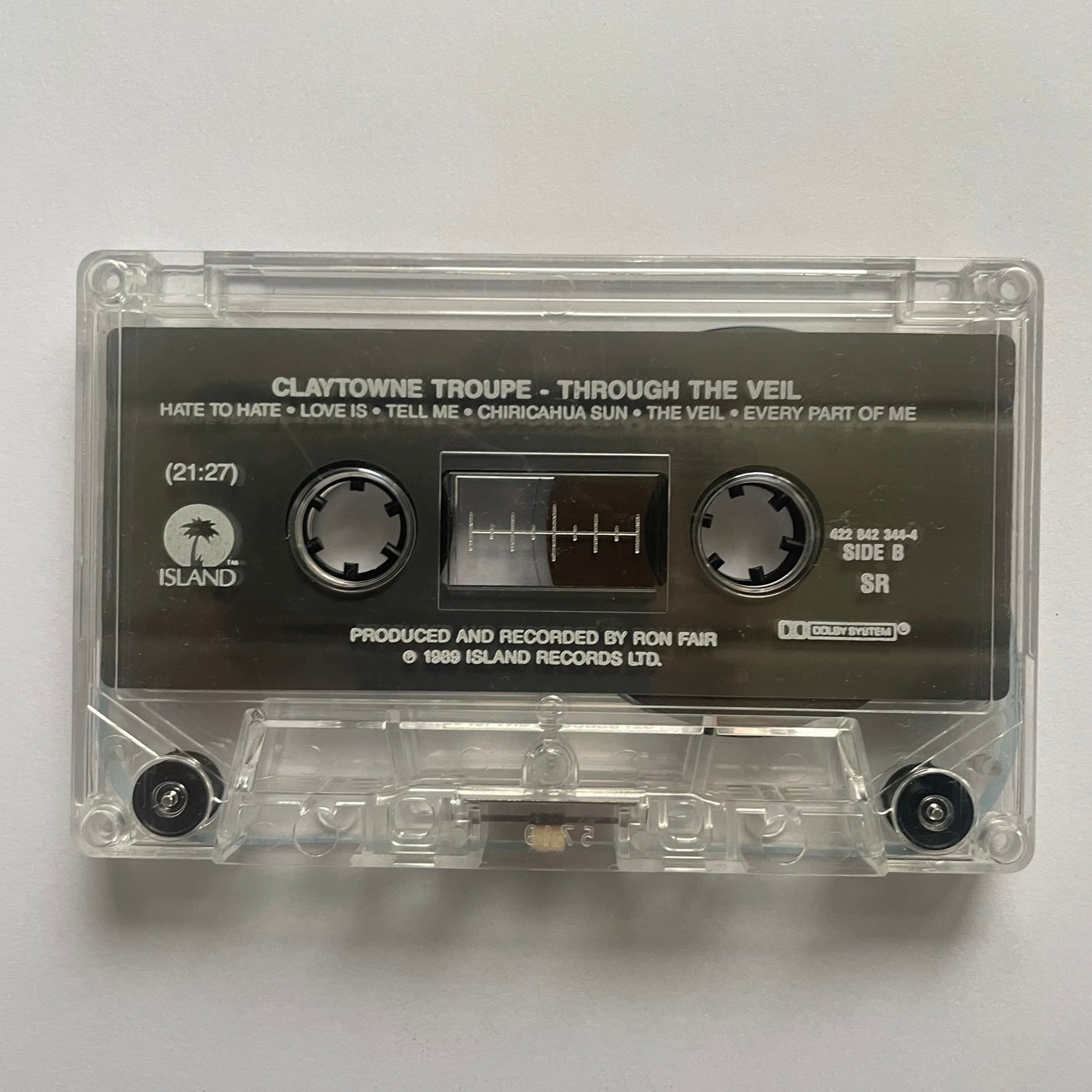 Tape Cassette Claytown Troupe Trough the Veil 1989