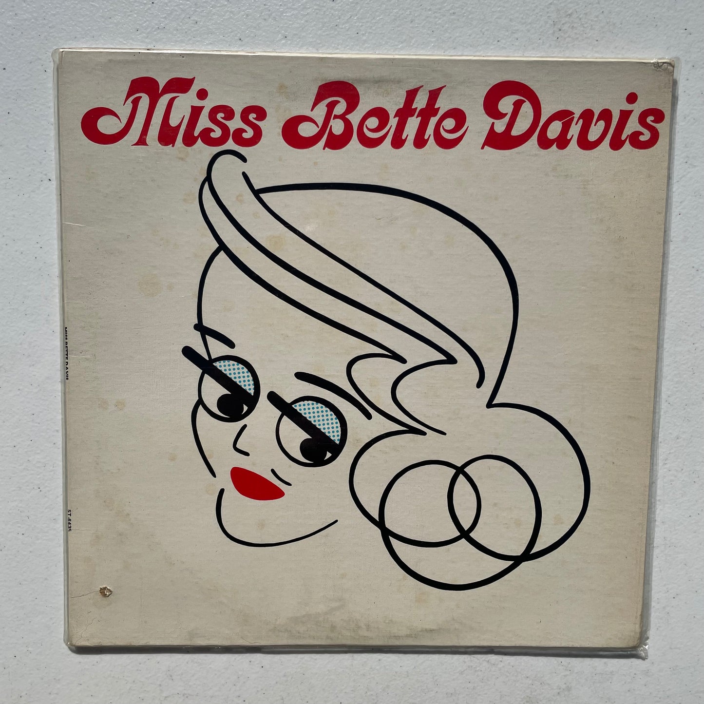 Vinyl Record LP Miss Bette Davis 1976