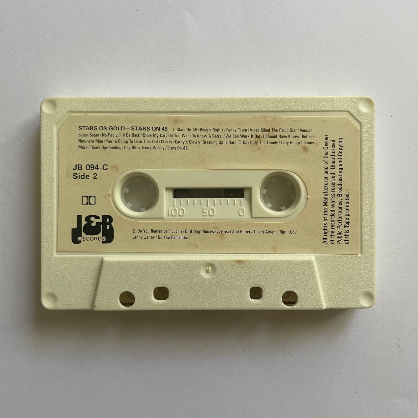 Tape Cassette The Very Best of Stars on Gold