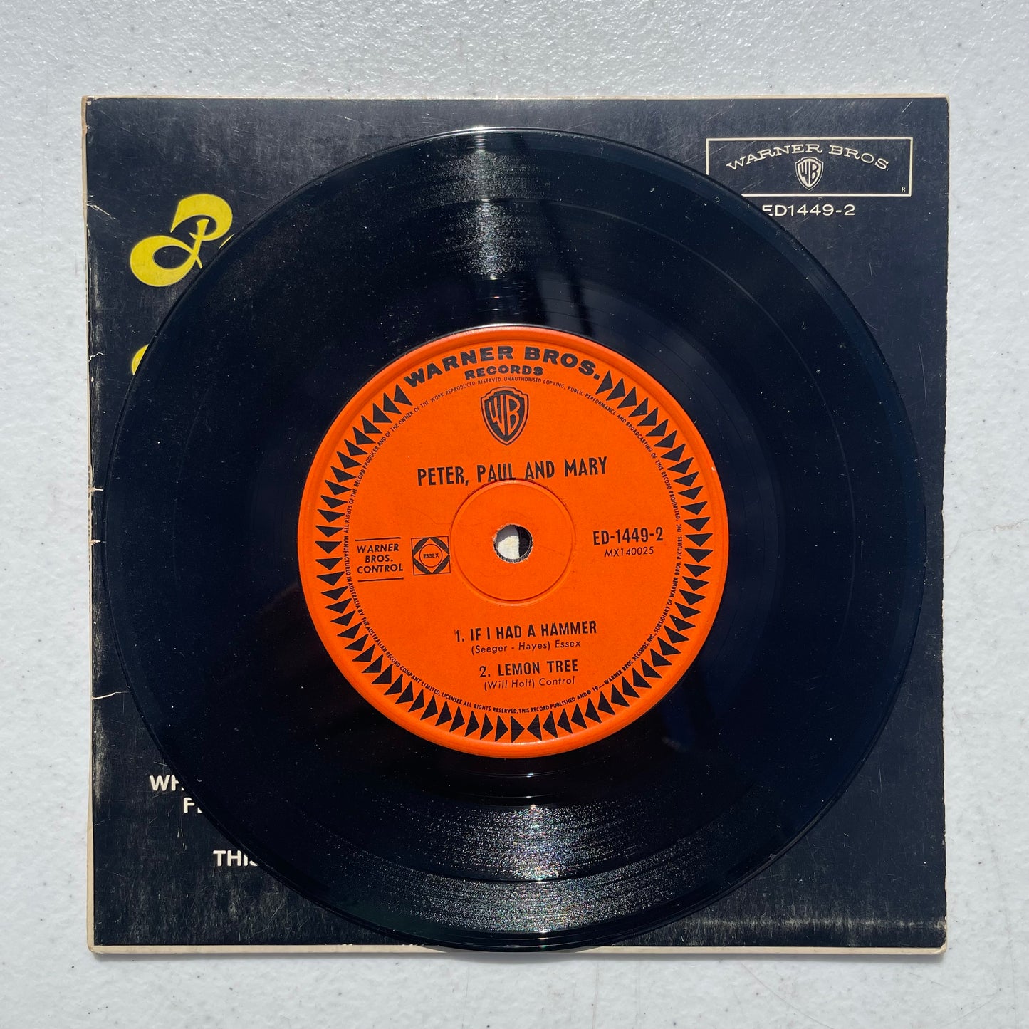 Vinyl Record LP Peter Paul and Mary 1963