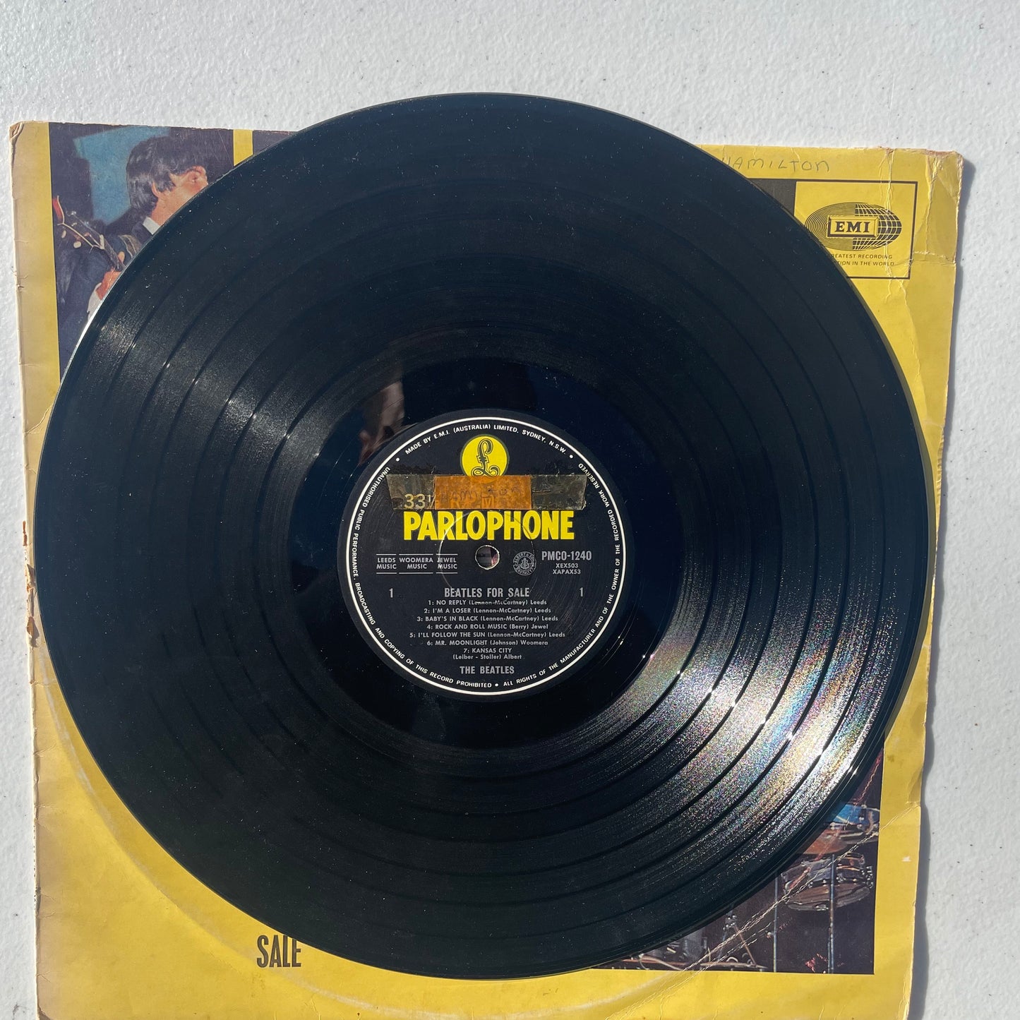 Vinyl Record LP The Beatles Beatles for Sale 1965