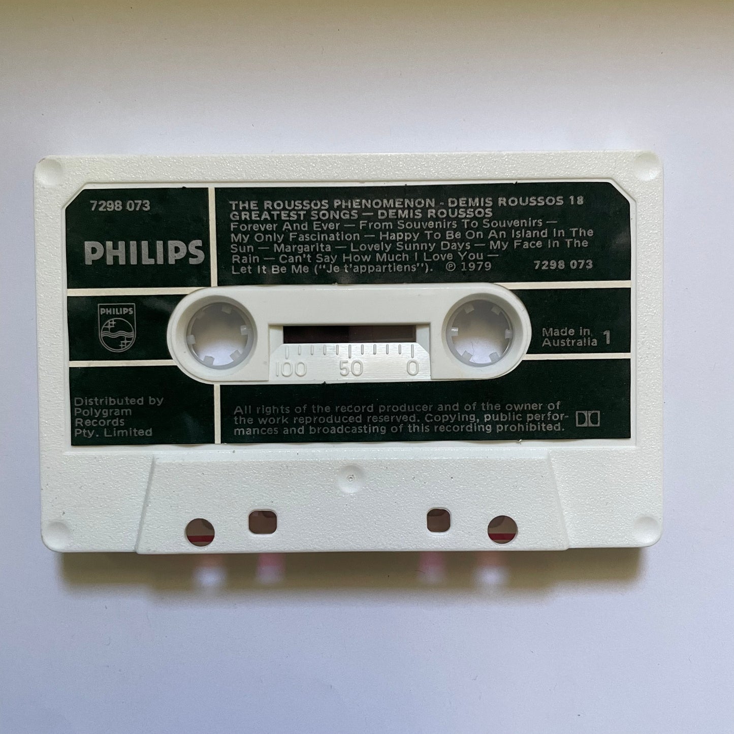 Tape  Cassette The Roussos Phenomenon  side 1 