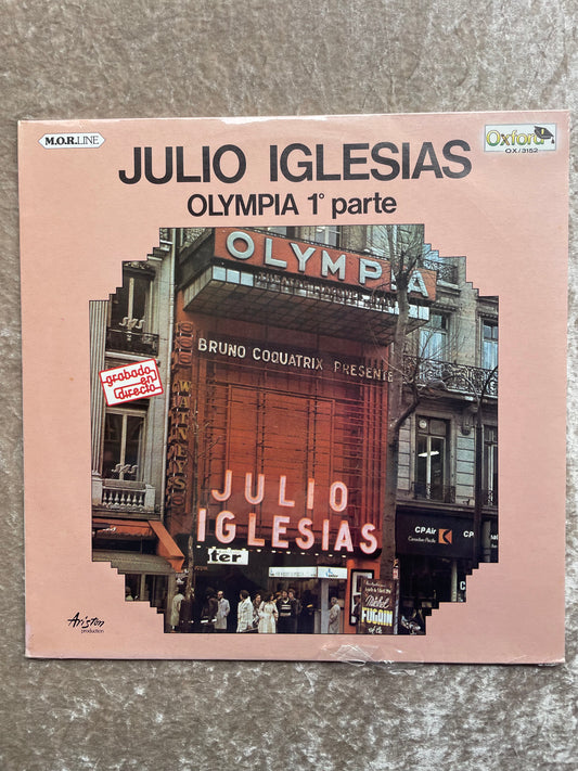 Vinyl Record LP Julio Iglesias at the Olympia Parte 1 Mint 1979