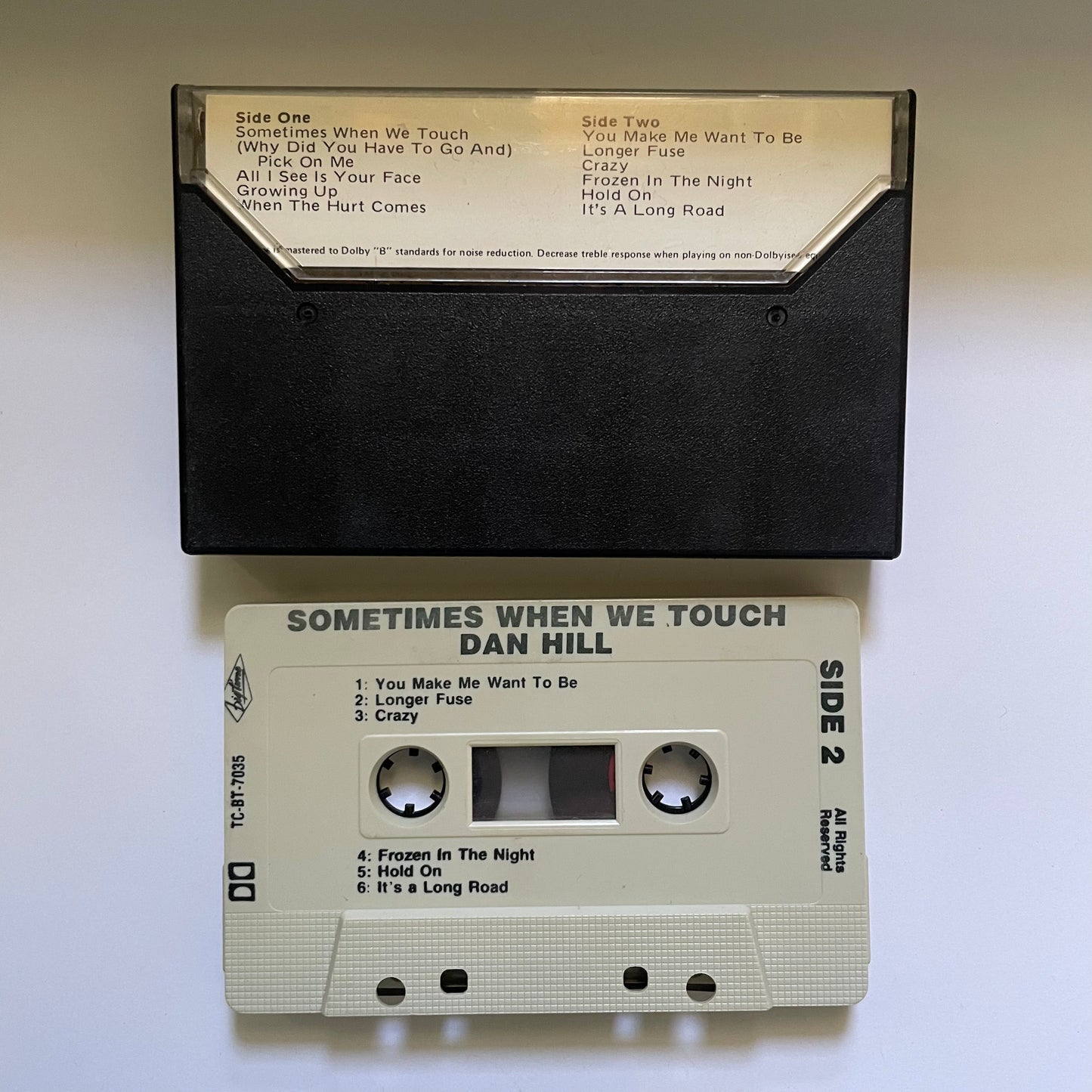 Tape  Cassette the best of Dan Hill side 2 