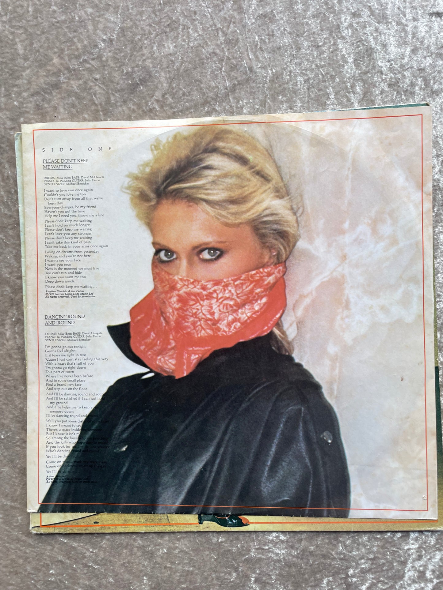 Vinyl Record LP Olivia Newton John Totally Hot 1978