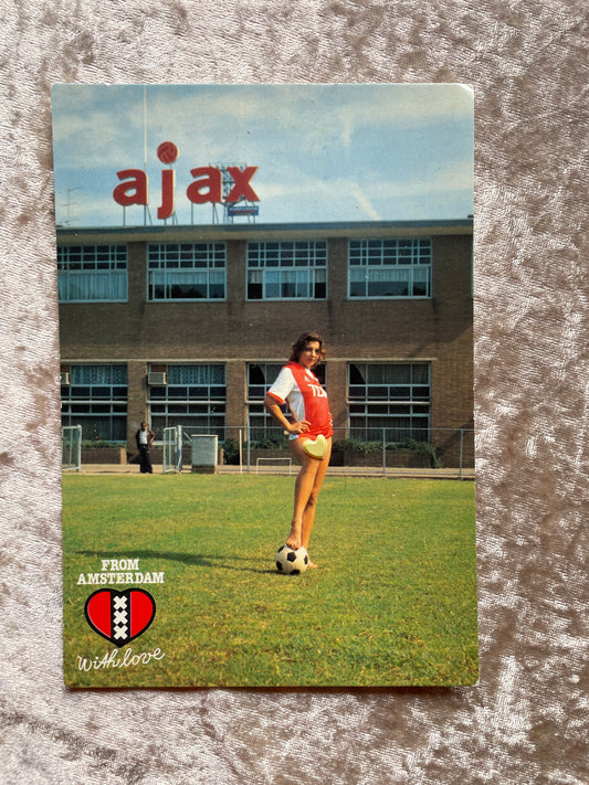 Early 80s Erotic Postcard Ajax Amsterdam