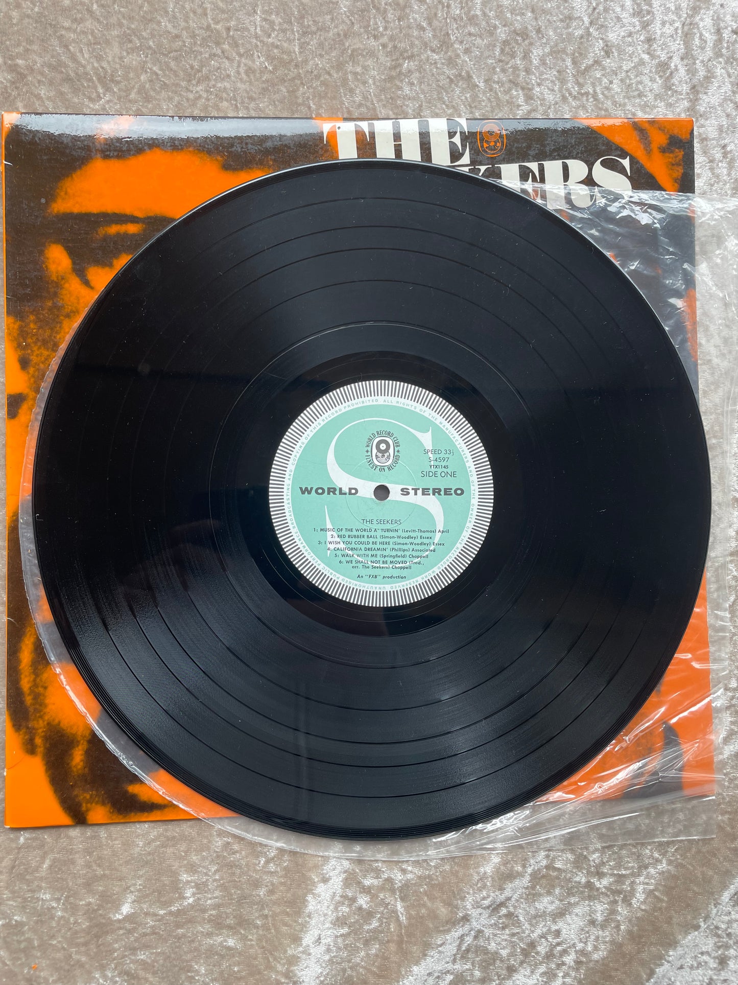 Vinyl Record LP The Seekers 1969
