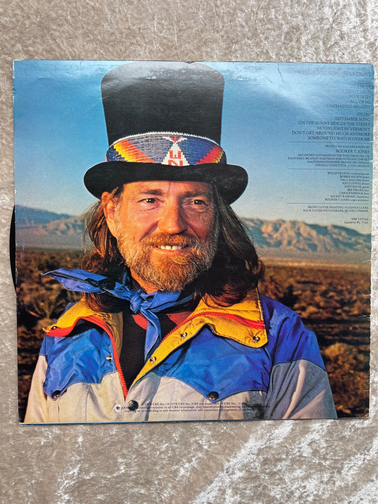 Vinyl Record LP Willie Nelson Stardust 1978.