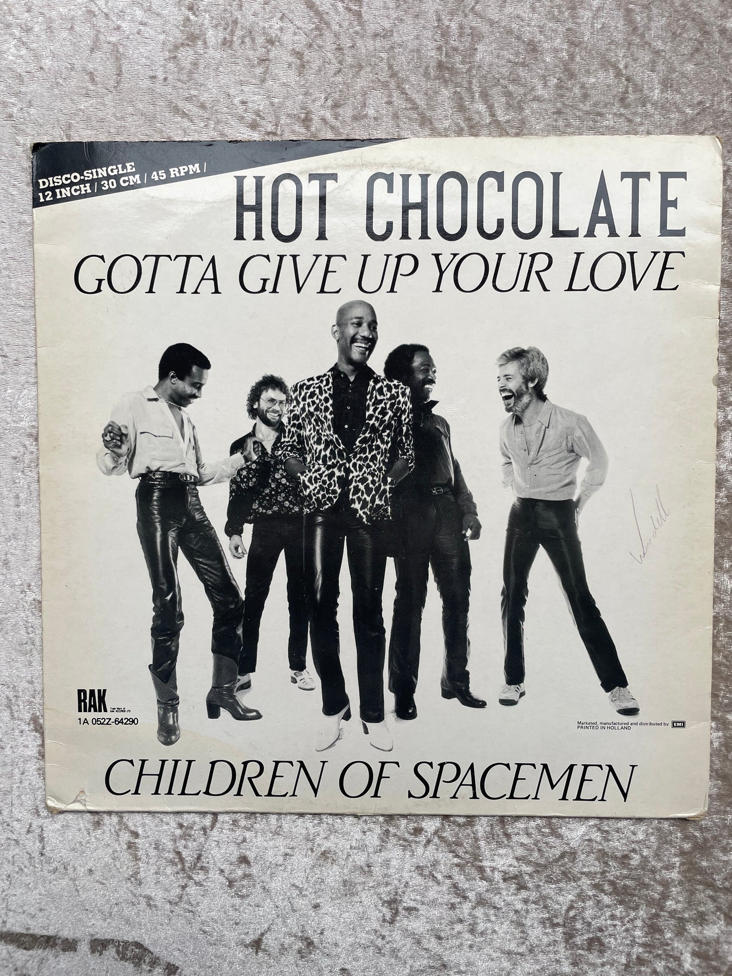 Vinyl Record LP Hot Chocolate Gotta Give Up Your Love 1981