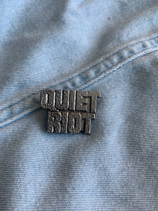 Pin Brooch Quiet Riots