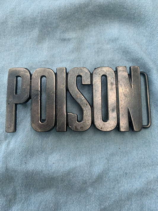Belt Buckle Poison Front