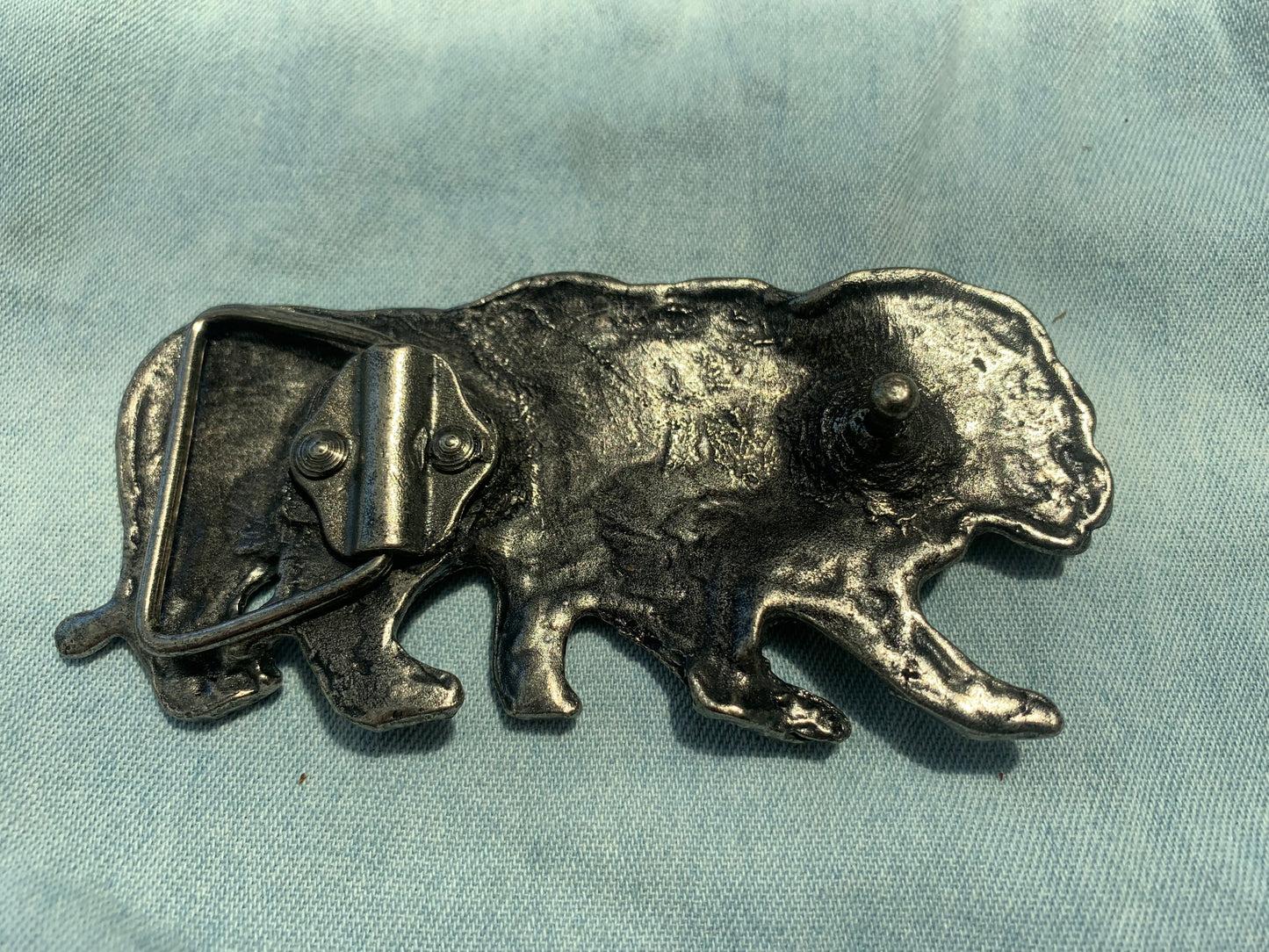 Belt Buckle Lions Back