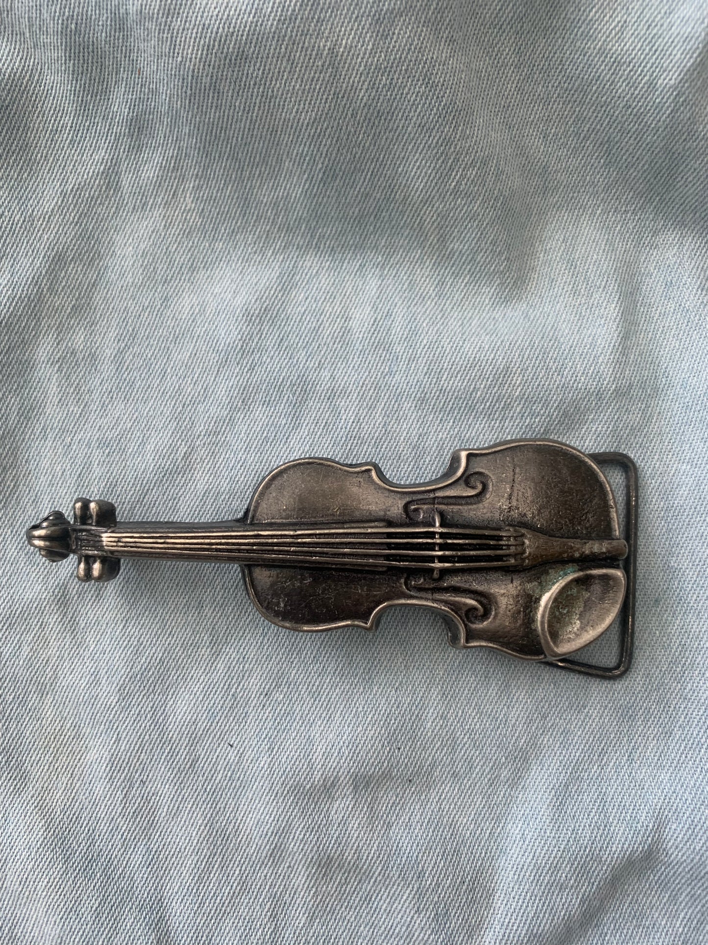 Vintage Belt Buckle Violin