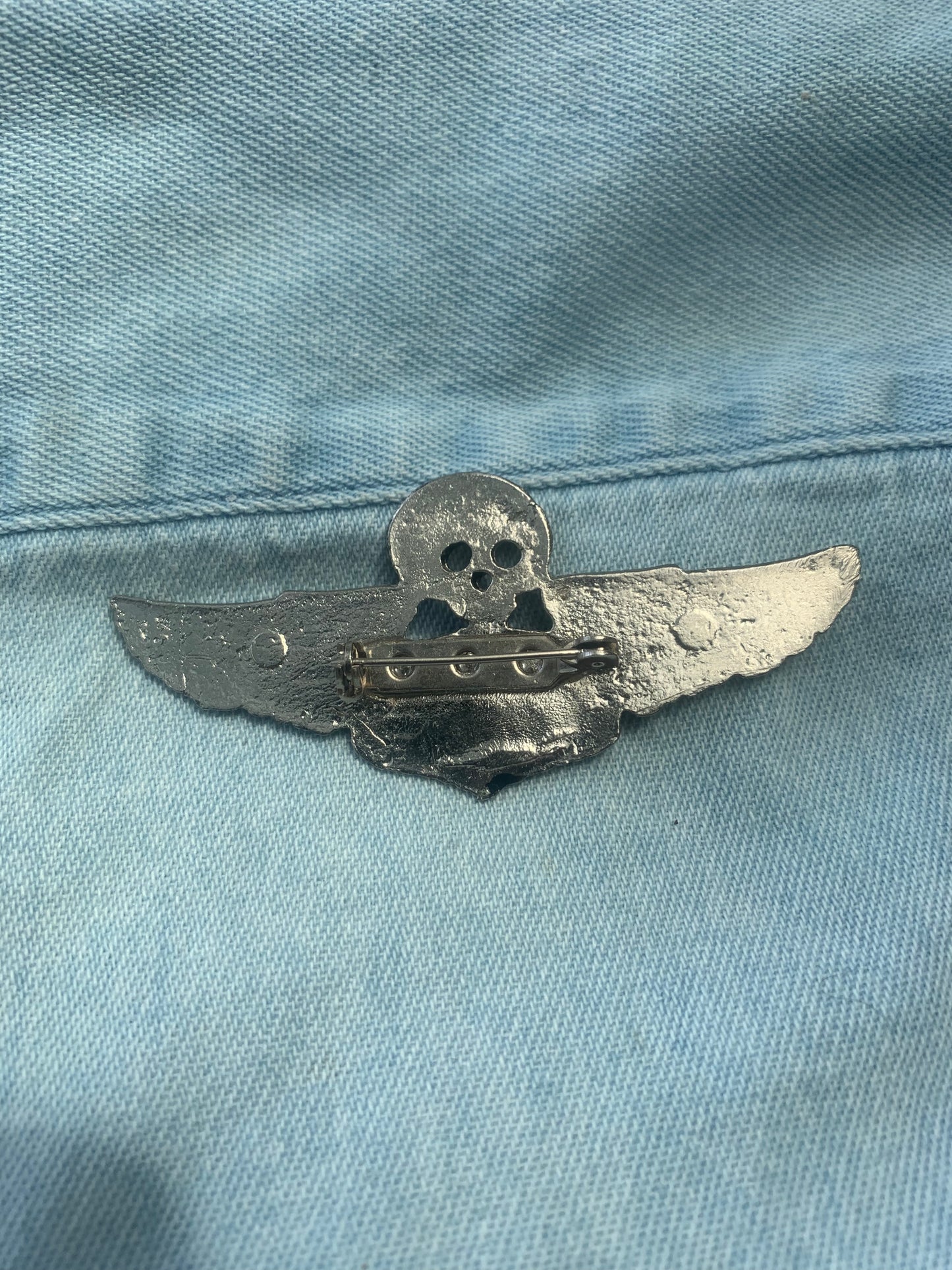 Pin Brooch Harley Skull