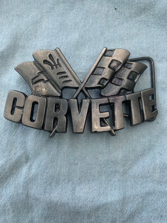 Belt Buckle Corvette Front