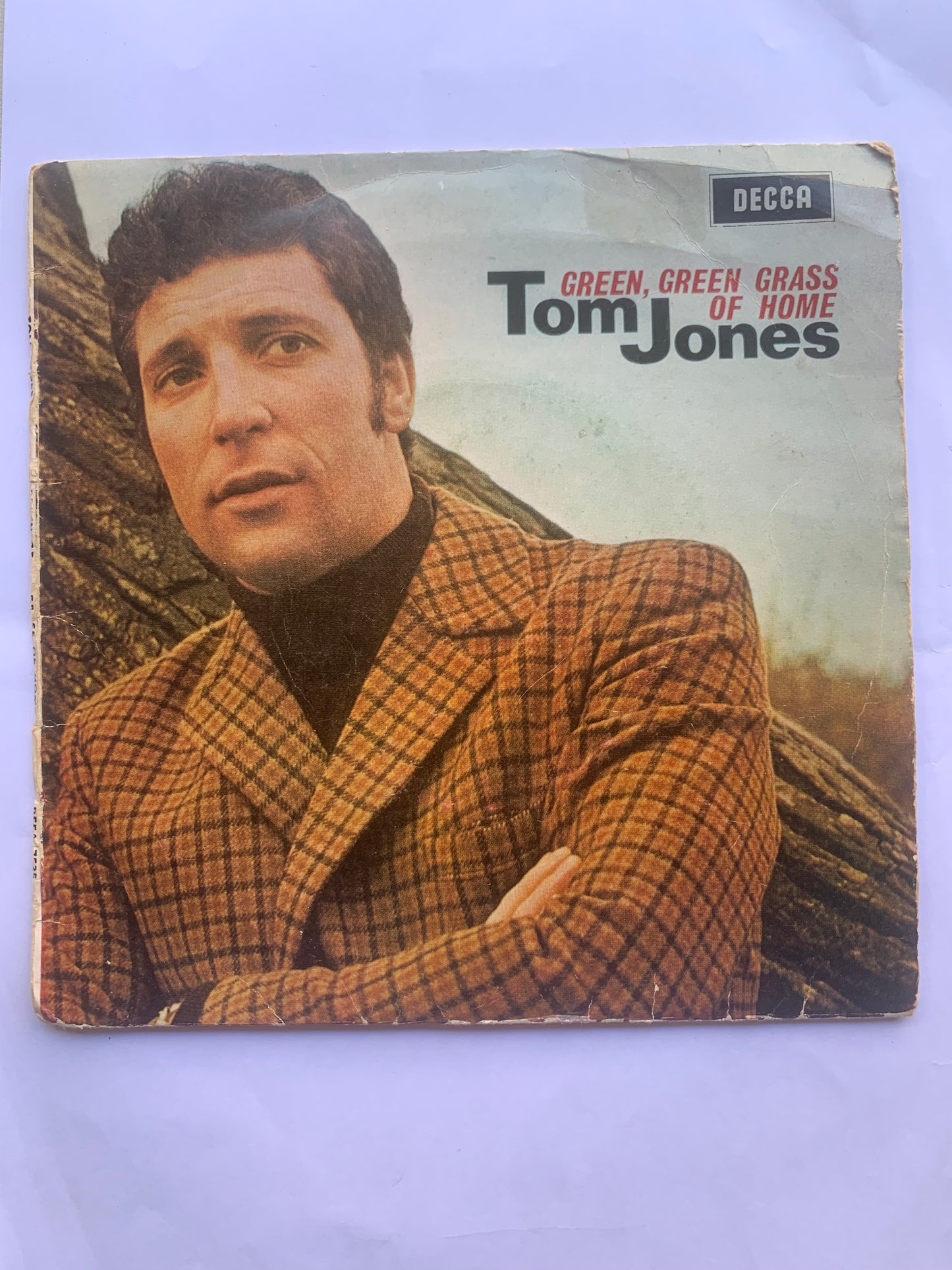 Record Single Tom Jones Green Green Grass of Home 1967