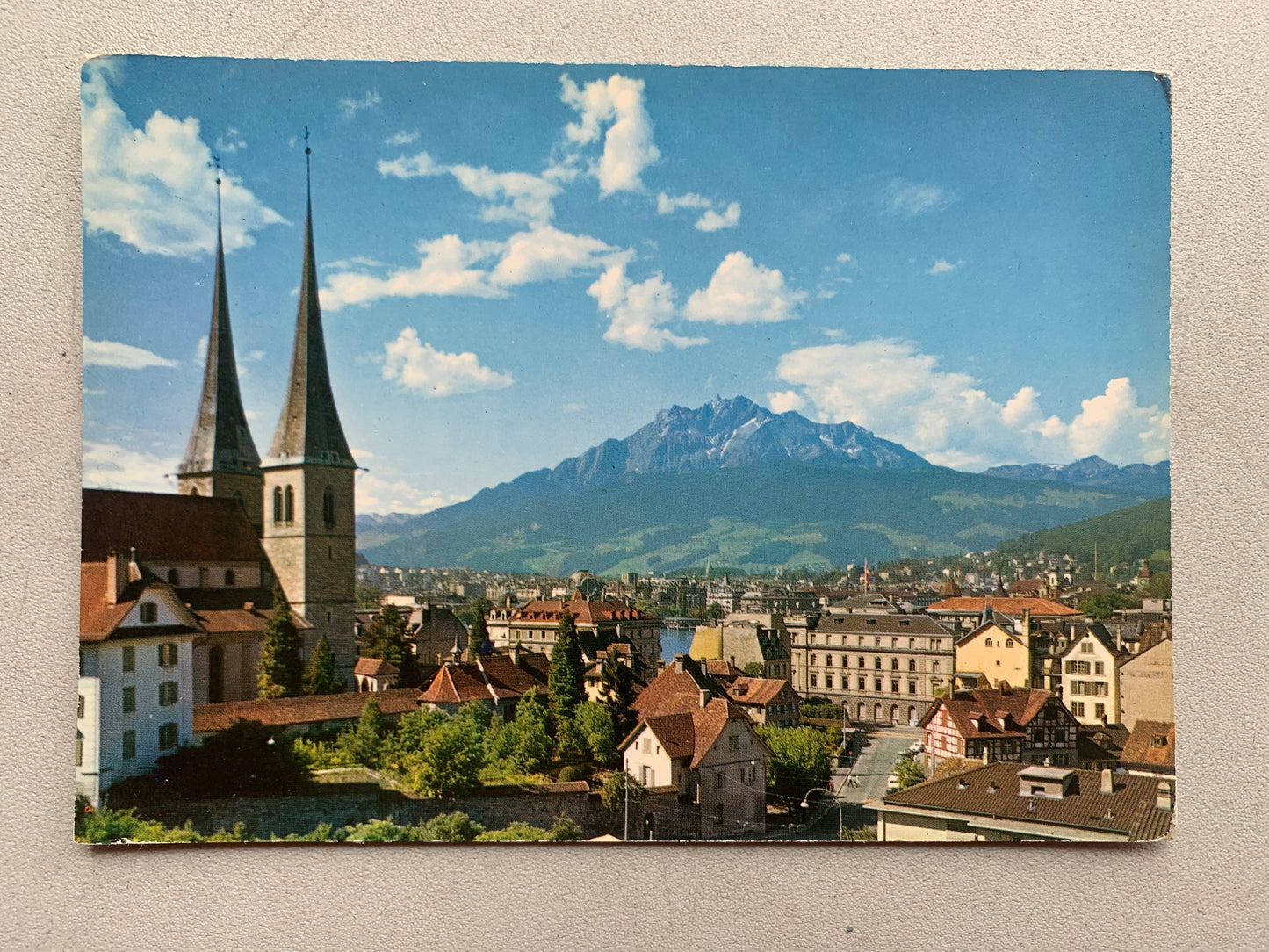 Vintage Postcard Switzerland Lucerne