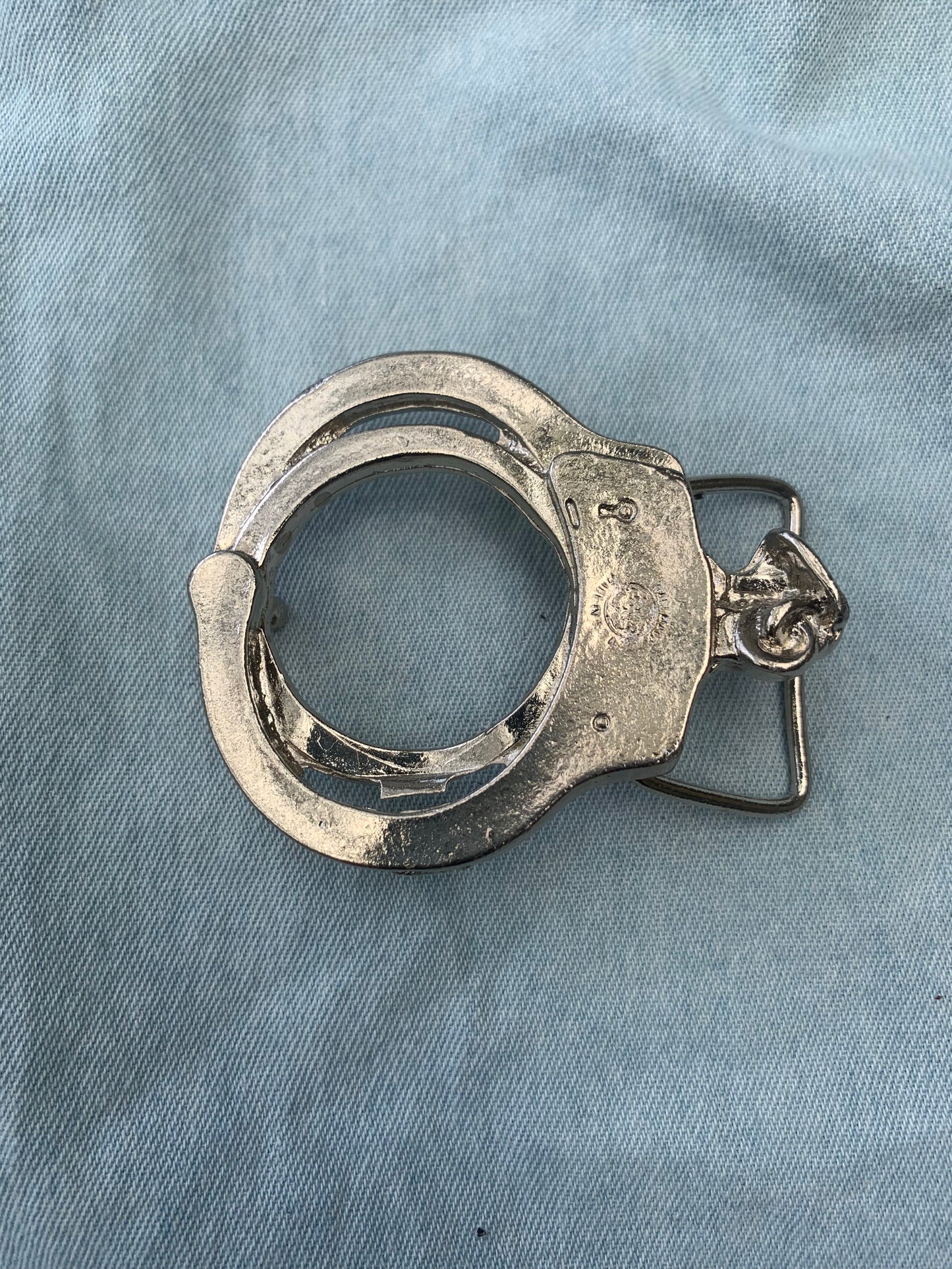 Belt Buckle Handcuffs  Front