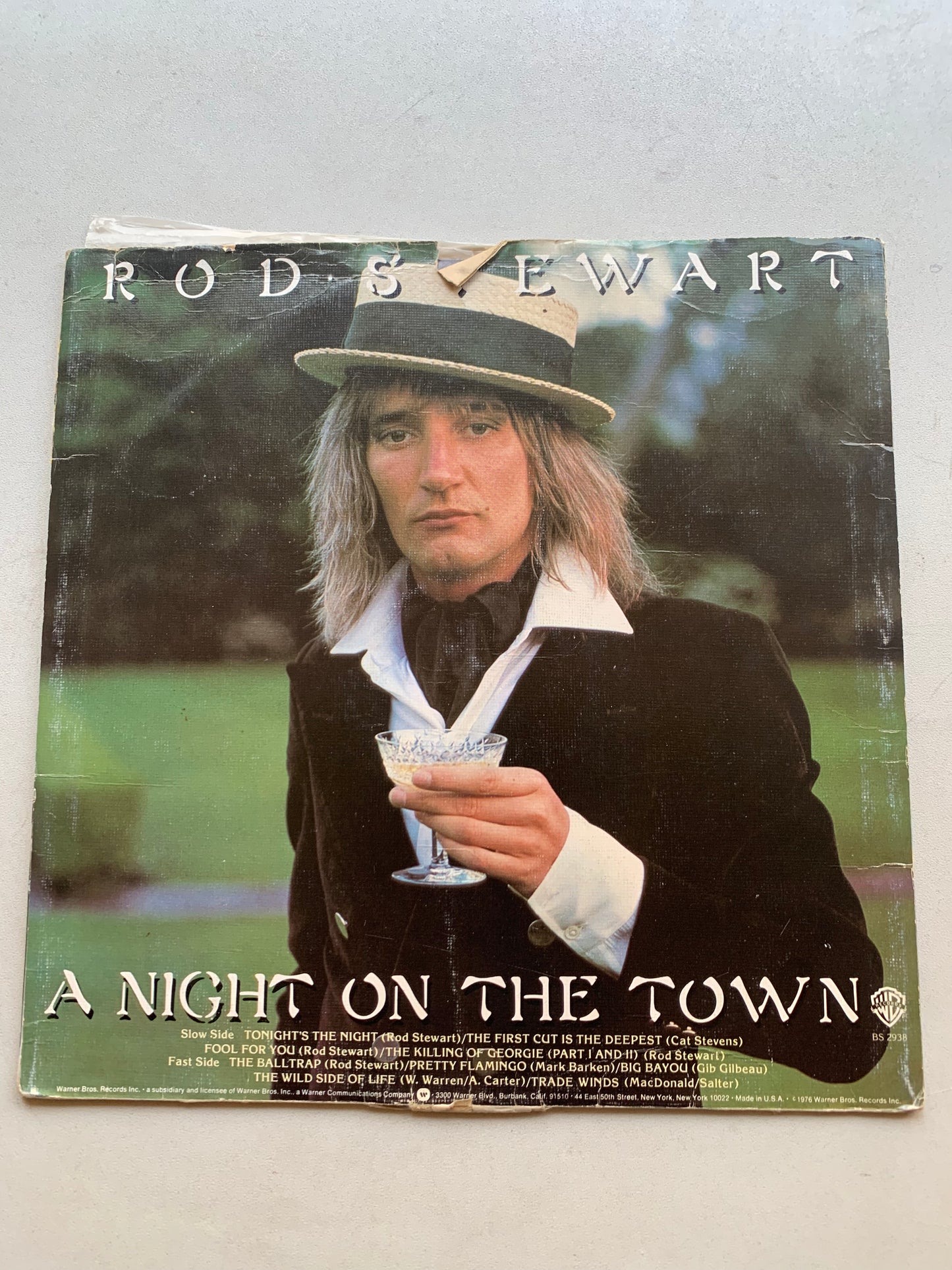 Vinyl Record LP Rod Stewart a Night on Town