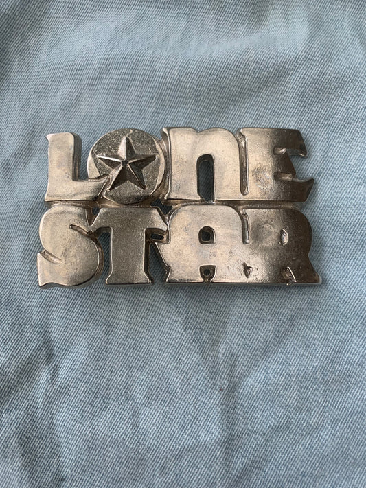 Belt Buckle Lone Star Front