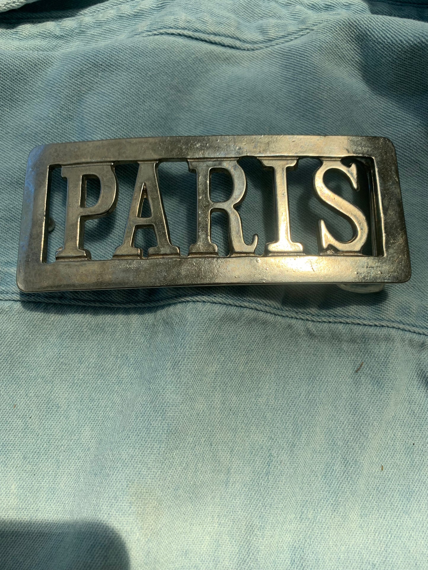 Belt Buckle Paris Front