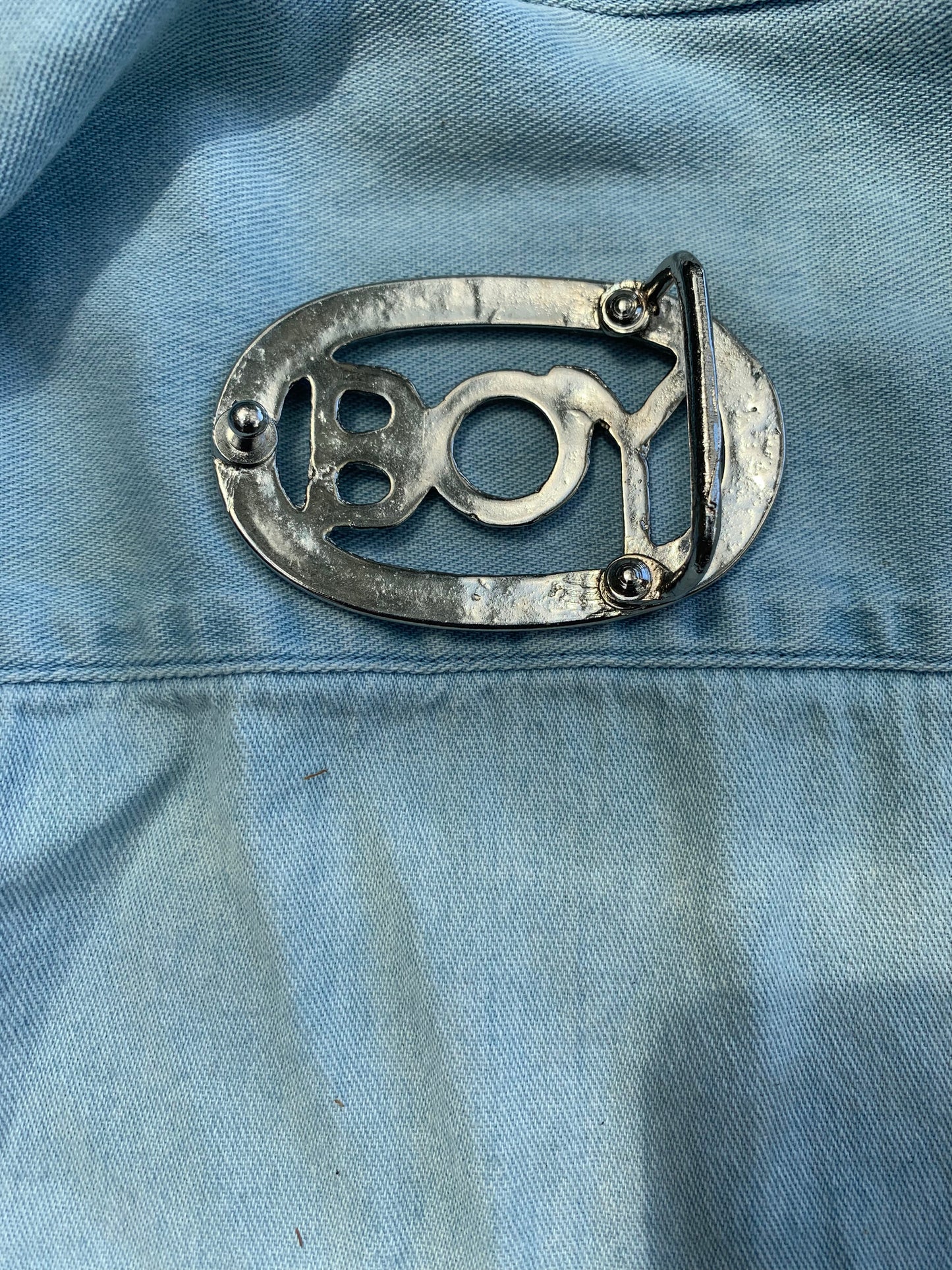 Belt Buckle Boy Back