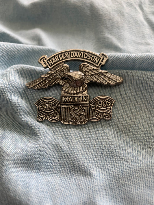 Pin Brooch Harley Davidson Eagle