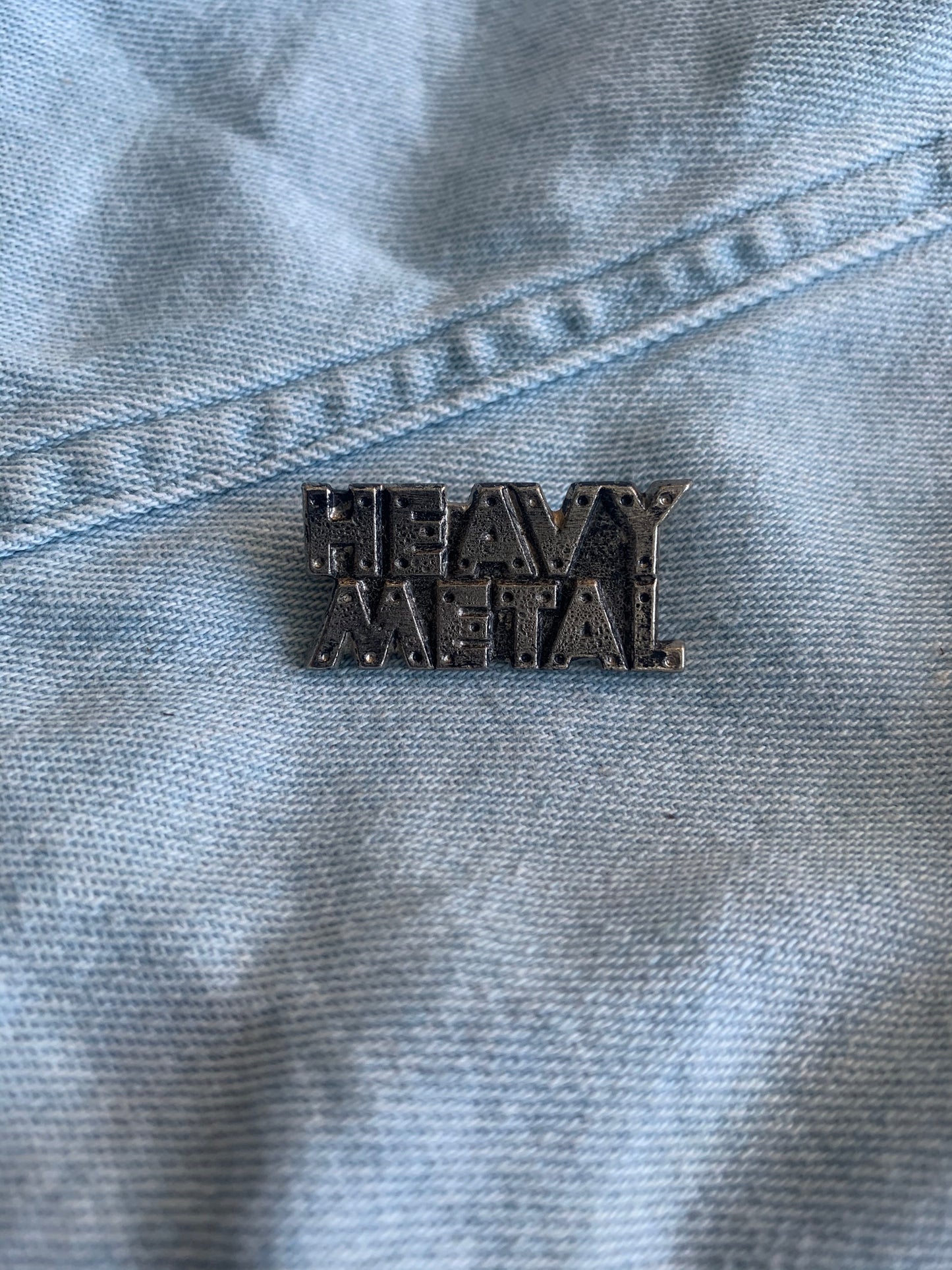 Pin Brooch Heavy Metal