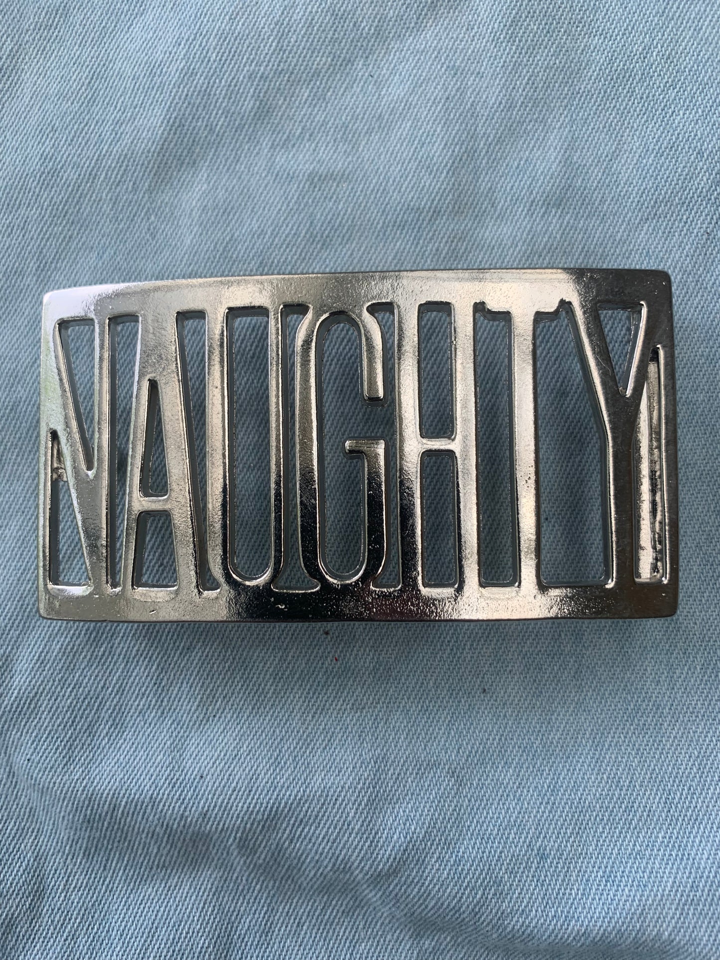 Belt Buckle Naughty Front