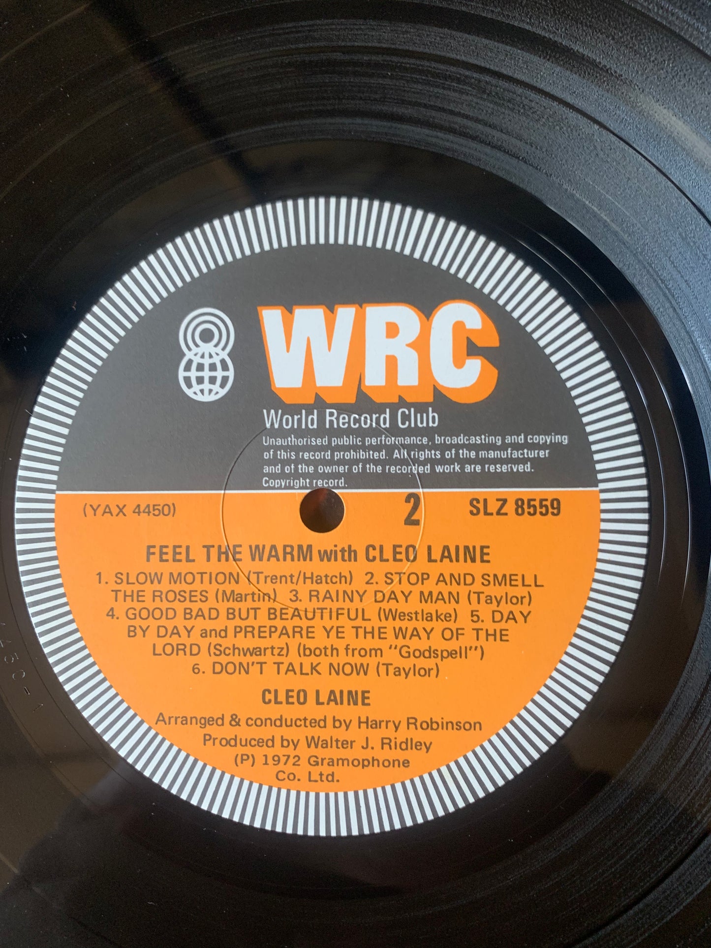 Vinyl Record LP Feel the Warm with Cleo Laine 1972
