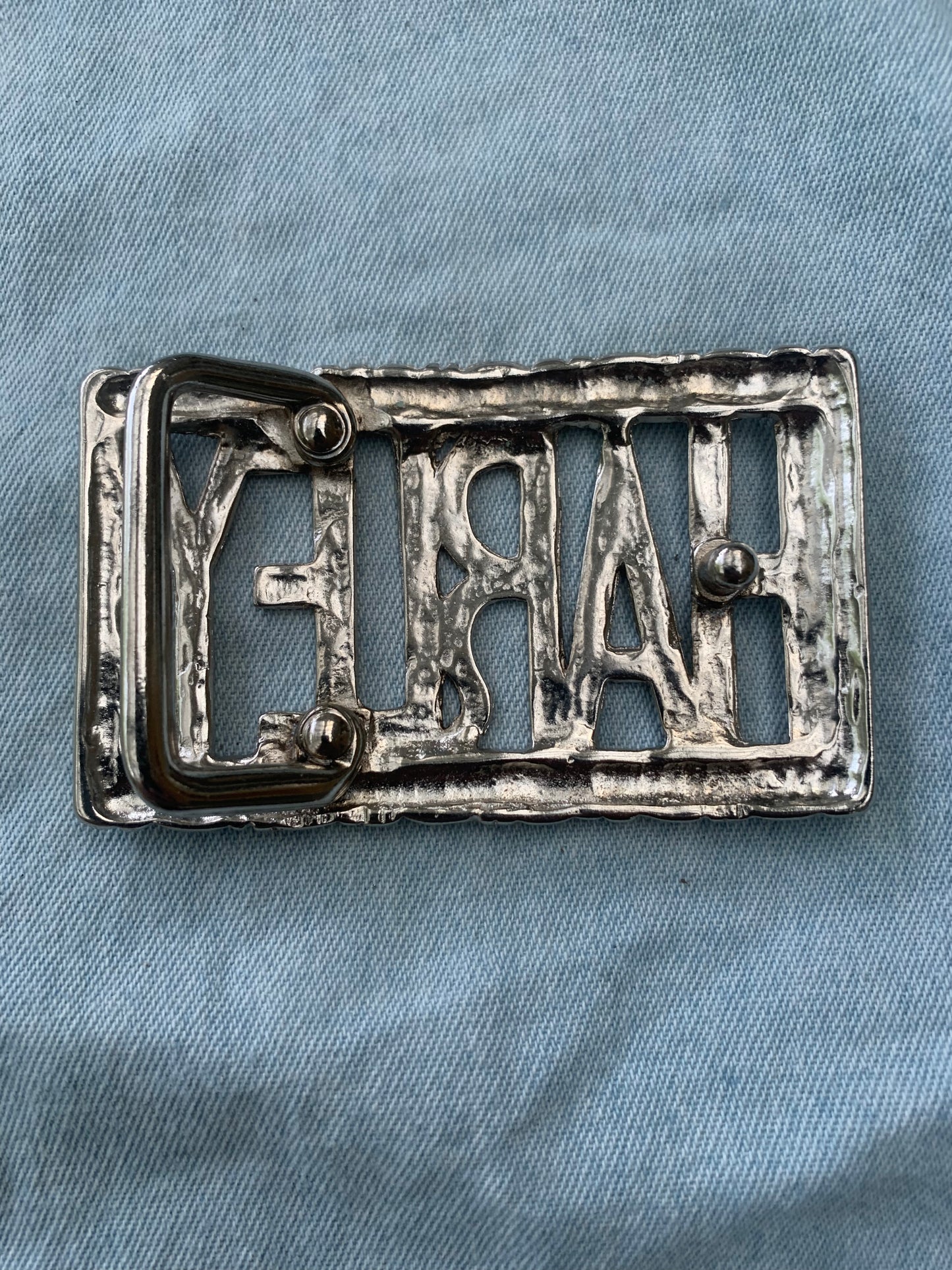 Belt Buckle Harley Back