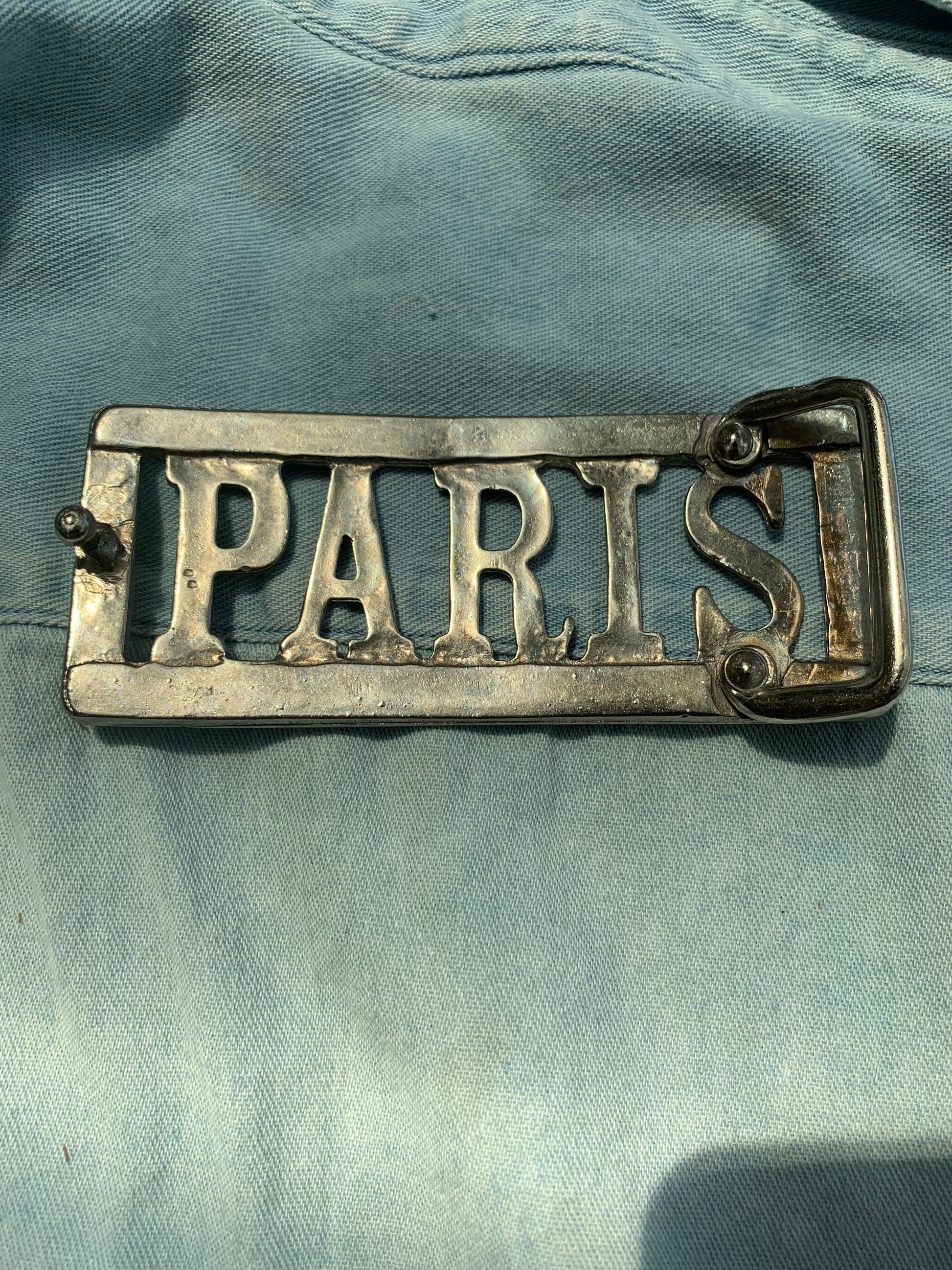 Belt Buckle Paris Back